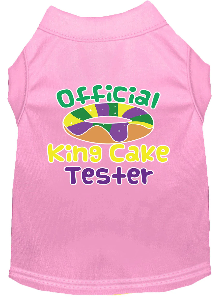 Pet Dog & Cat Shirt Screen Printed, "King Cake Tester" - Image 14
