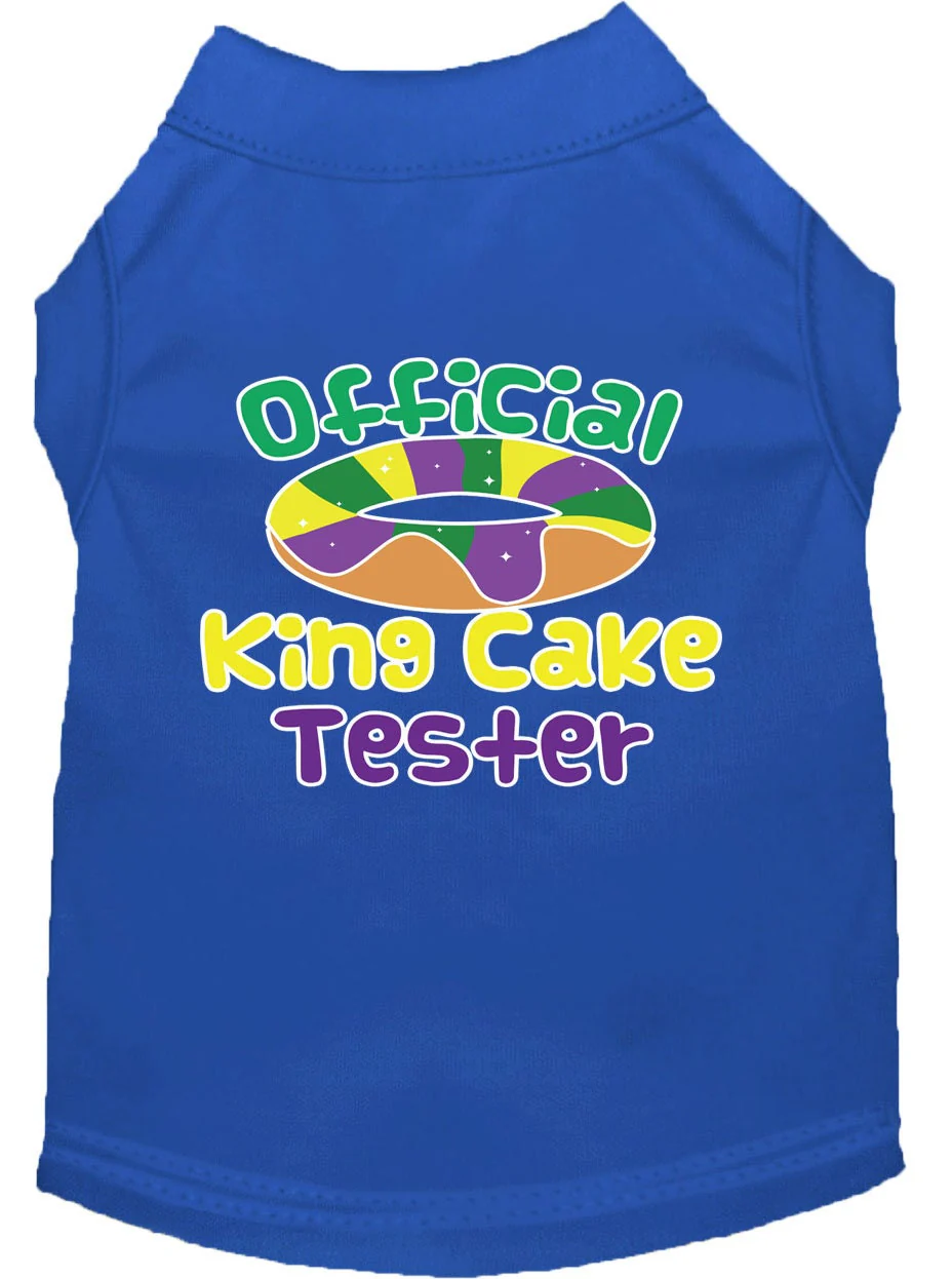Pet Dog & Cat Shirt Screen Printed, "King Cake Tester" - Image 8