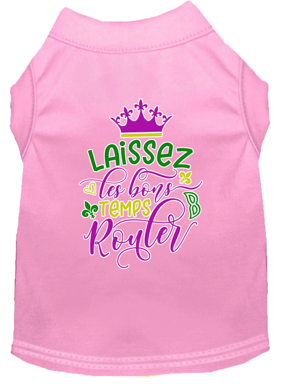 Pet Dog & Cat Shirt Screen Printed, "Laissez Les Bons Temps Rouler" - Image 8