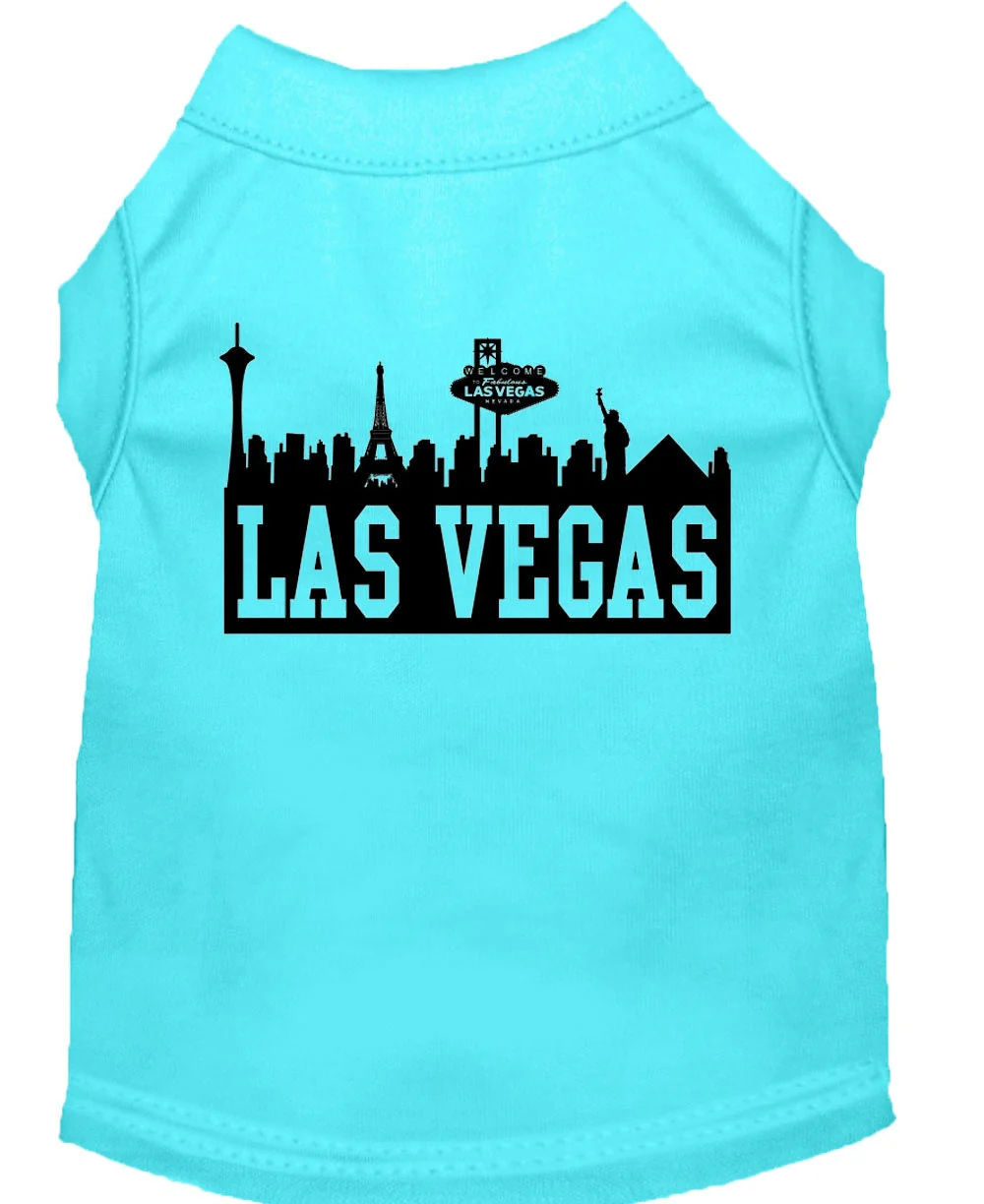 Pet Dog & Cat Shirt Screen Printed, "Las Vegas Skyline" - Image 10