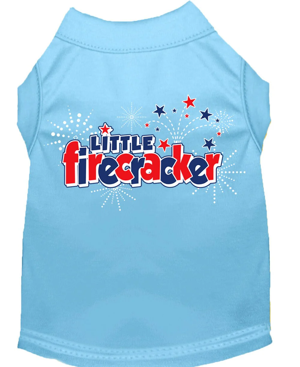 Pet Dog & Cat Shirt Screen Printed, "Little Firecracker" - Image 10