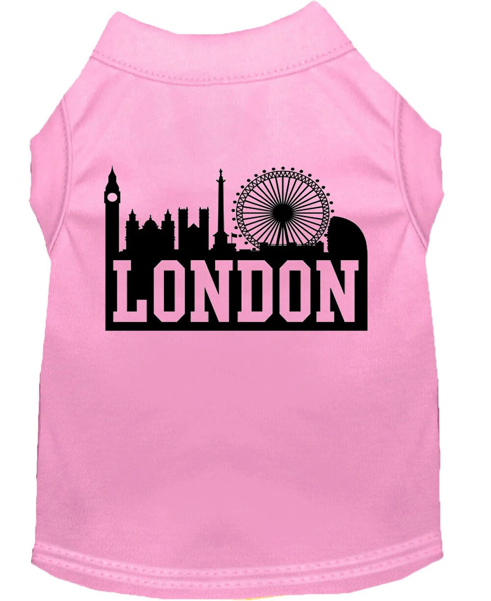 Pet Dog & Cat Shirt Screen Printed, "London Skyline" - Image 7