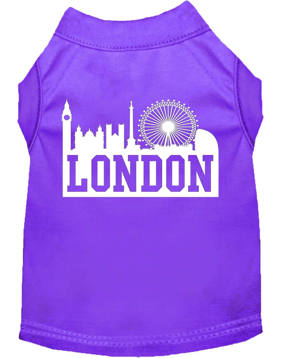 Pet Dog & Cat Shirt Screen Printed, "London Skyline" - Image 8
