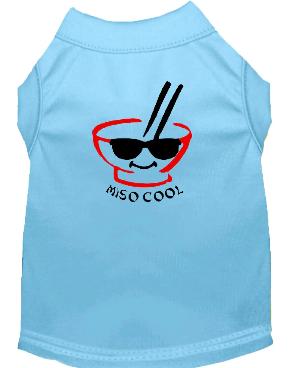 Pet Dog & Cat Shirt Screen Printed, "Miso Cool" - Image 3