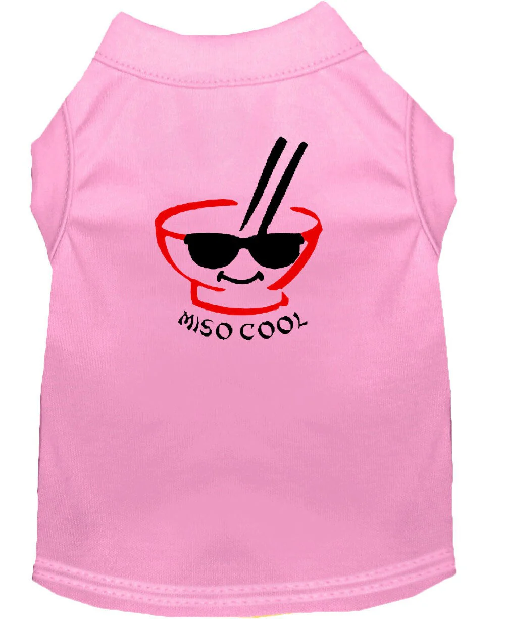 Pet Dog & Cat Shirt Screen Printed, "Miso Cool" - Image 5