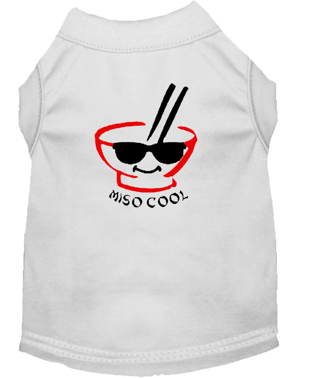 Pet Dog & Cat Shirt Screen Printed, "Miso Cool" - Image 6