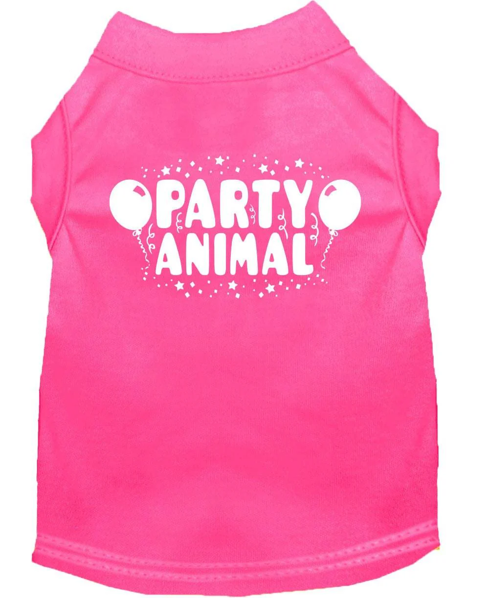 Pet Dog & Cat Shirt Screen Printed, "Party Animal" - Image 10