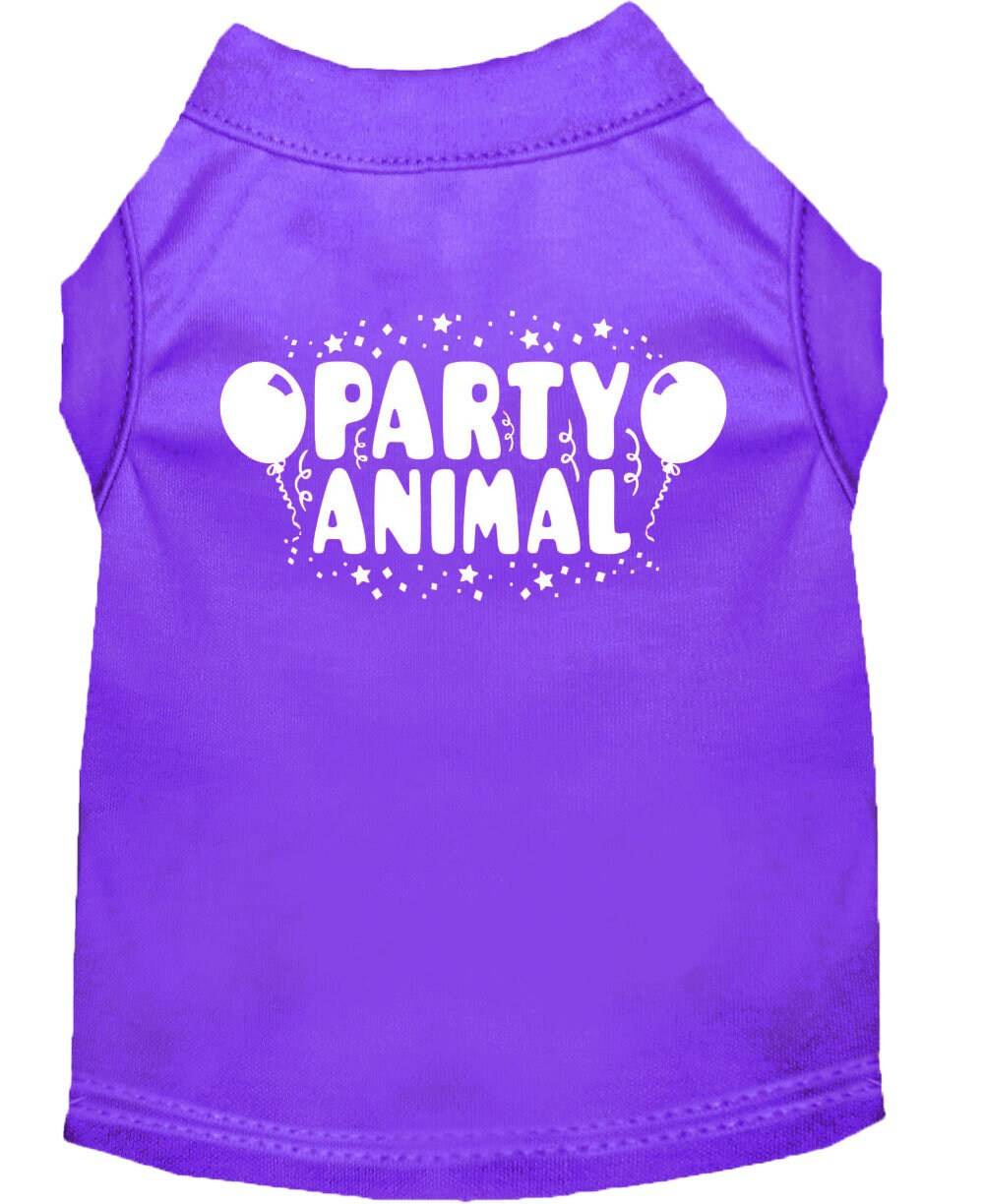 Pet Dog & Cat Shirt Screen Printed, "Party Animal" - Image 5