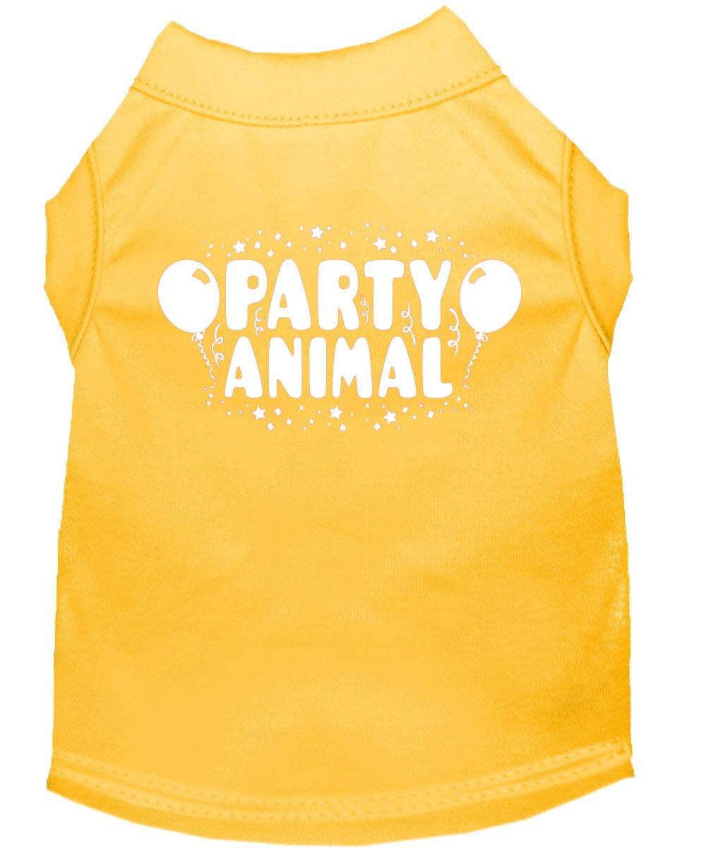 Pet Dog & Cat Shirt Screen Printed, "Party Animal" - Image 7