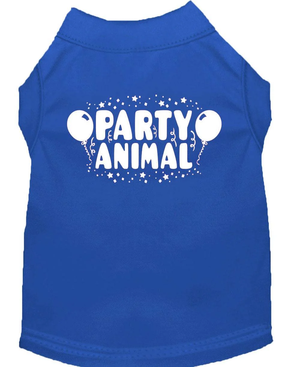 Pet Dog & Cat Shirt Screen Printed, "Party Animal" - Image 9