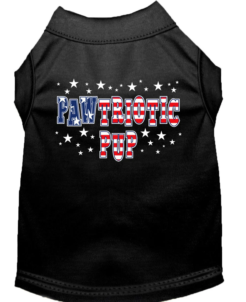 Pet Dog & Cat Shirt Screen Printed, "Pawtriotic Pup" - Image 5