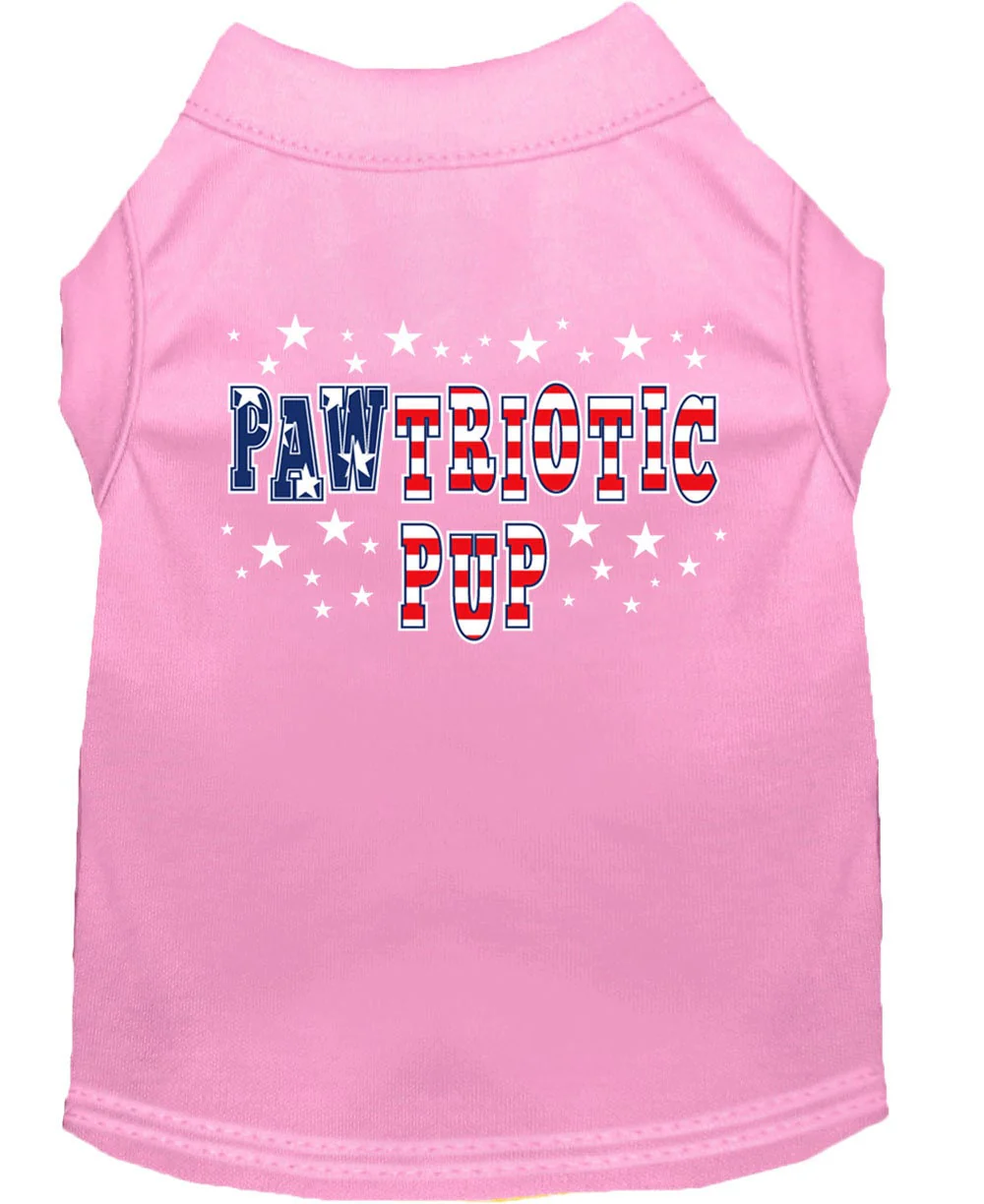 Pet Dog & Cat Shirt Screen Printed, "Pawtriotic Pup" - Image 8