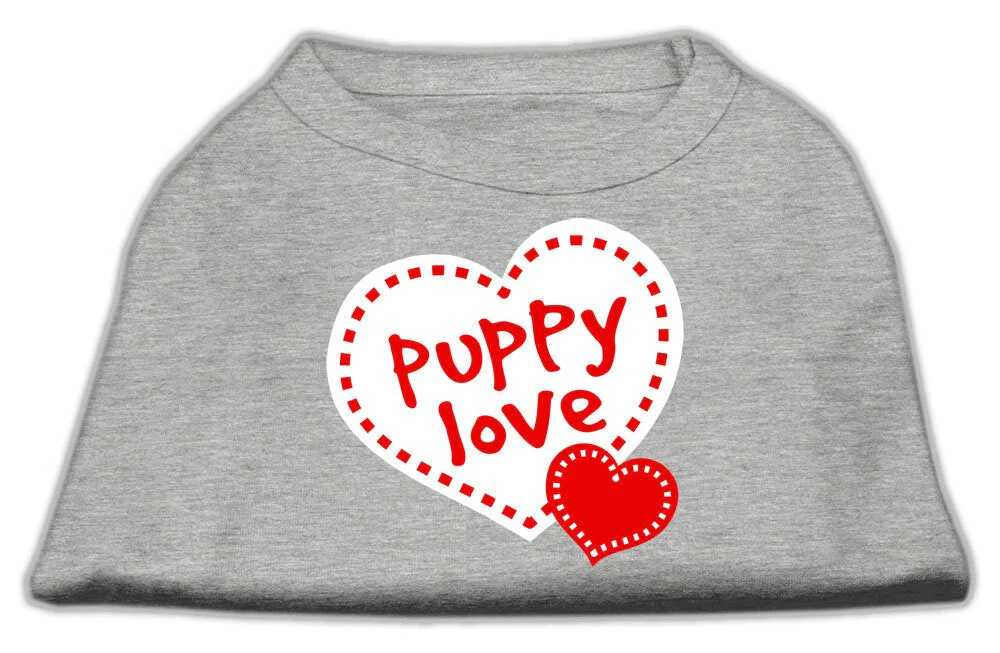 Pet Dog & Cat Shirt Screen Printed, "Puppy Love" - Image 5