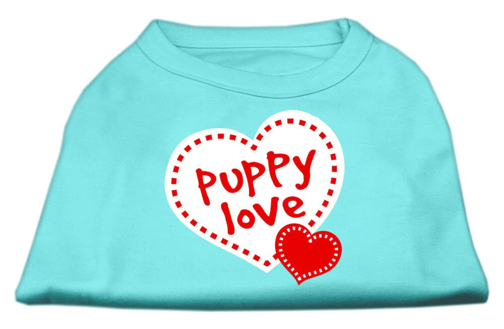 Pet Dog & Cat Shirt Screen Printed, "Puppy Love" - Image 6