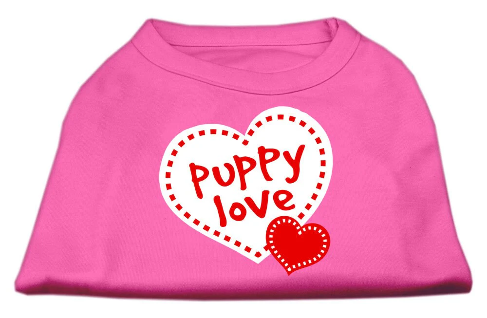 Pet Dog & Cat Shirt Screen Printed, "Puppy Love" - Image 8