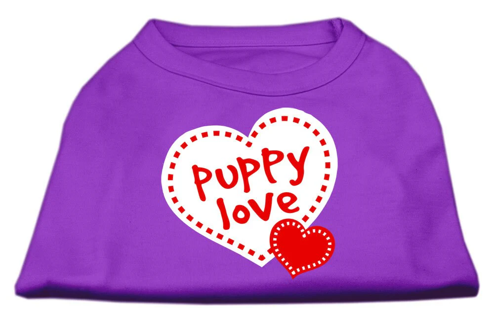 Pet Dog & Cat Shirt Screen Printed, "Puppy Love" - Image 9