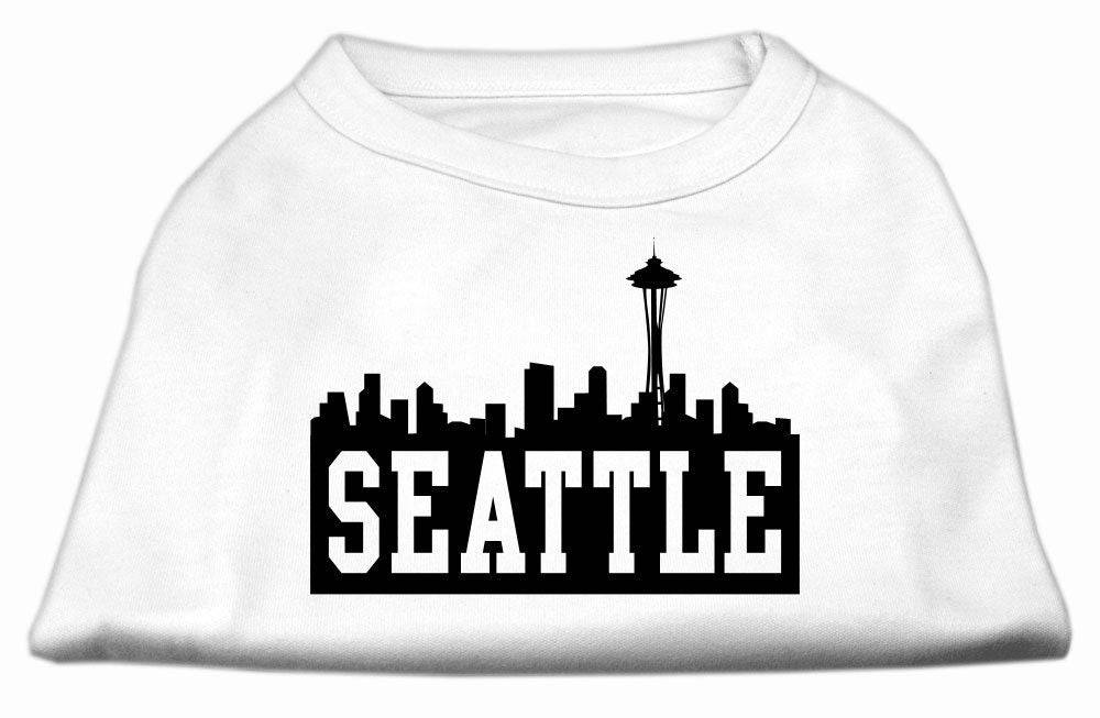 Pet Dog & Cat Shirt Screen Printed, "Seattle Skyline" - Image 3