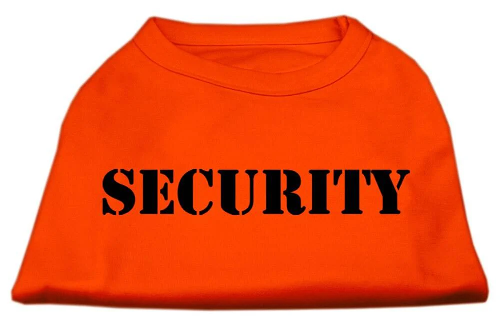 Pet Dog & Cat Shirt Screen Printed, "Security" - Image 3