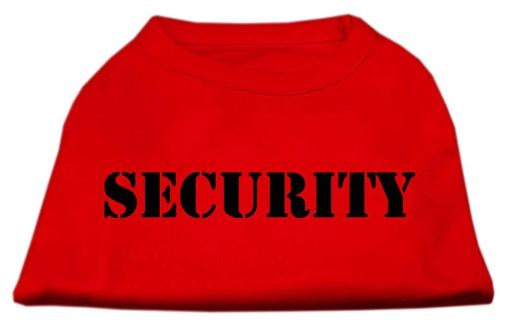 Pet Dog & Cat Shirt Screen Printed, "Security" - Image 7