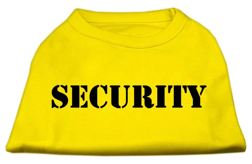 Pet Dog & Cat Shirt Screen Printed, "Security" - Image 9