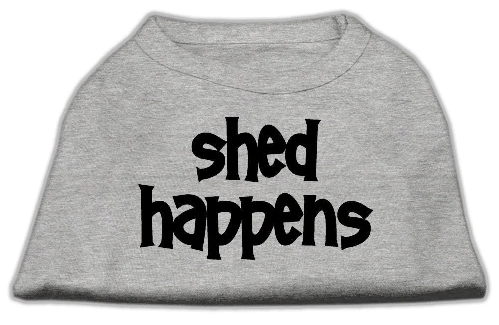 Pet Dog & Cat Shirt Screen Printed, "Shed Happens" - Image 4