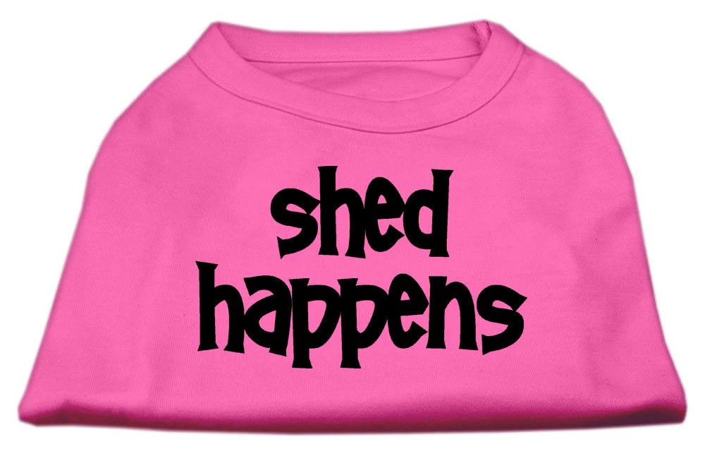 Pet Dog & Cat Shirt Screen Printed, "Shed Happens" - Image 5