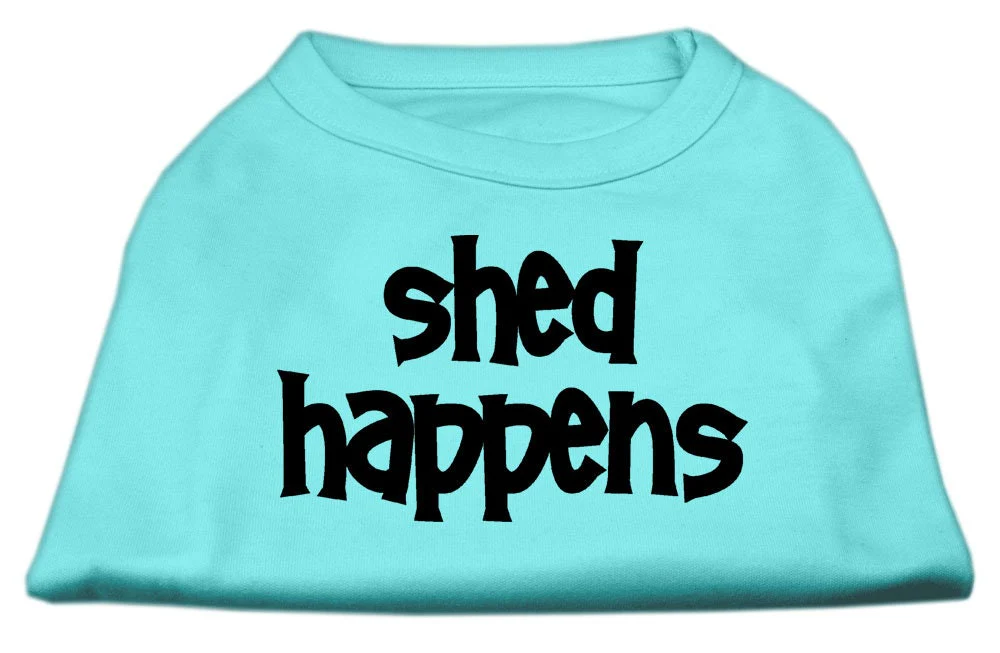 Pet Dog & Cat Shirt Screen Printed, "Shed Happens" - Image 6