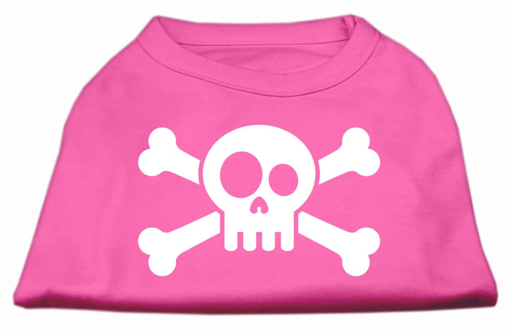 Pet Dog & Cat Shirt Screen Printed, "Skull Crossbones" - Image 4