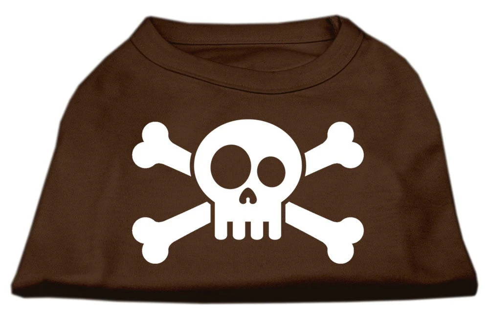 Pet Dog & Cat Shirt Screen Printed, "Skull Crossbones" - Image 5