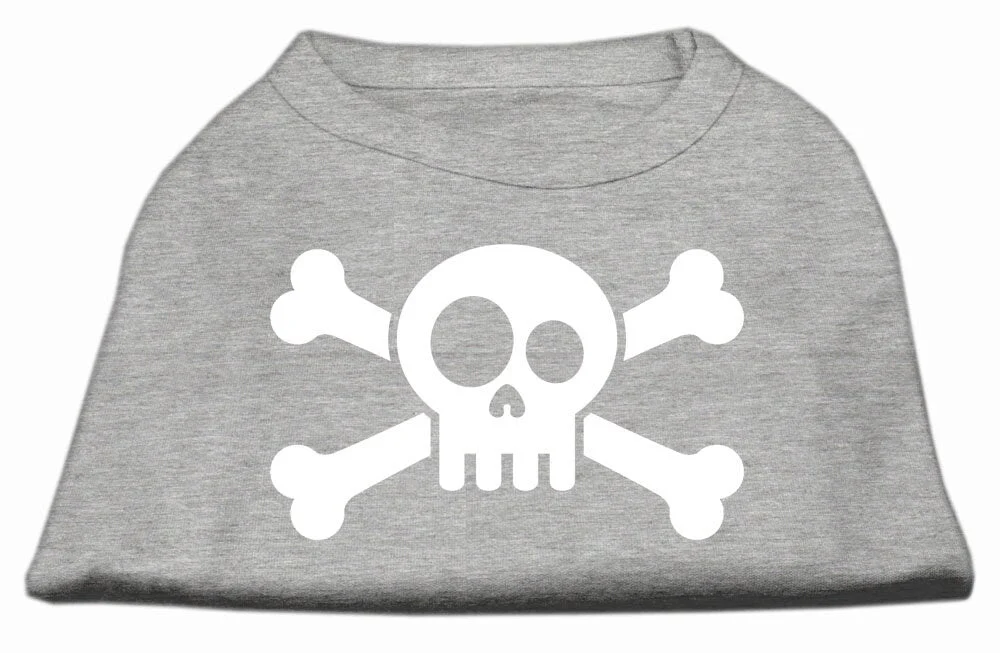 Pet Dog & Cat Shirt Screen Printed, "Skull Crossbones" - Image 6
