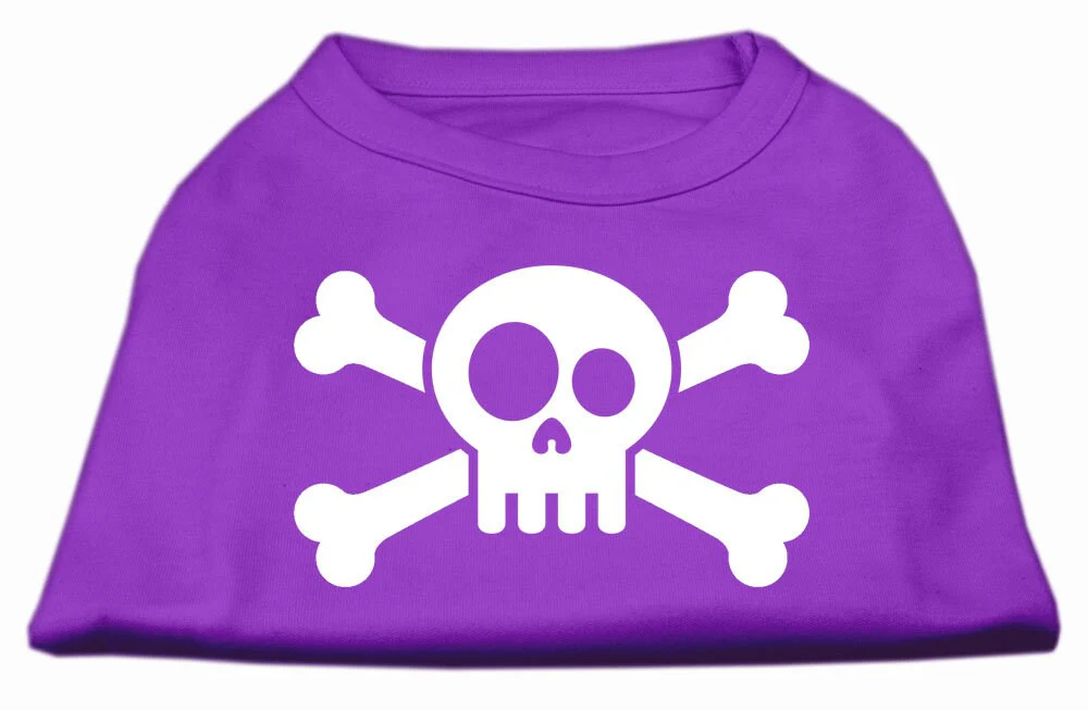 Pet Dog & Cat Shirt Screen Printed, "Skull Crossbones" - Image 7