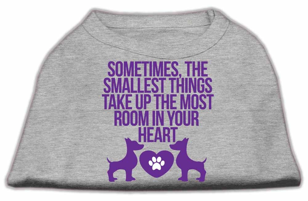 Pet Dog & Cat Shirt Screen Printed, "Sometimes The Smallest Things Take Up The Most Room In Your Heart" - Image 5