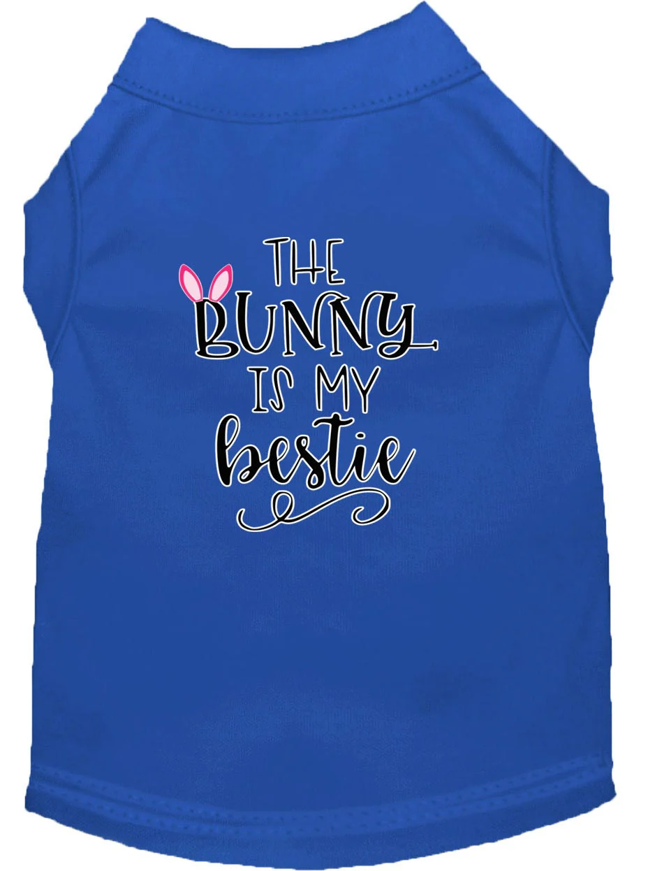 Pet Dog & Cat Shirt Screen Printed, "The Bunny Is My Bestie" - Image 10