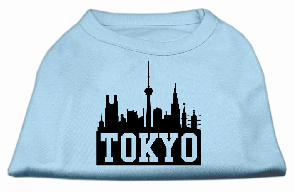 Pet Dog & Cat Shirt Screen Printed, "Tokyo Skyline" - Image 10
