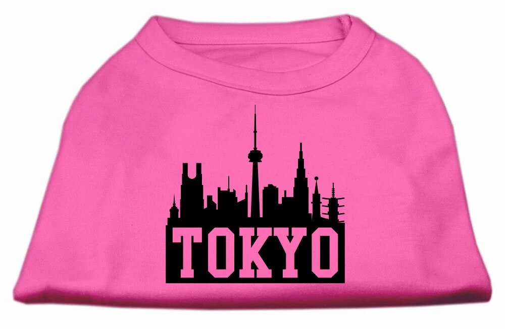 Pet Dog & Cat Shirt Screen Printed, "Tokyo Skyline" - Image 8