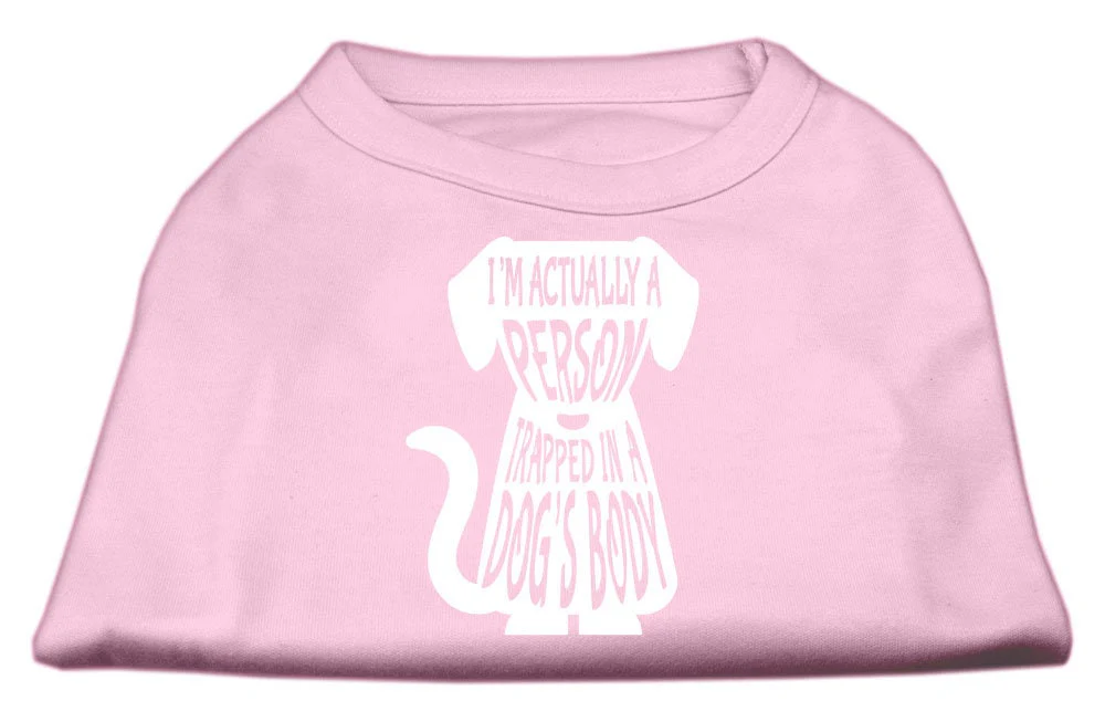 Pet Dog & Cat Shirt Screen Printed, "Trapped In A Dog's Body" - Image 7