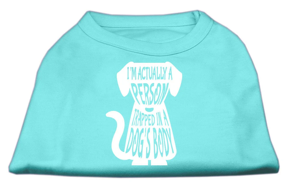Pet Dog & Cat Shirt Screen Printed, "Trapped In A Dog's Body" - Image 9