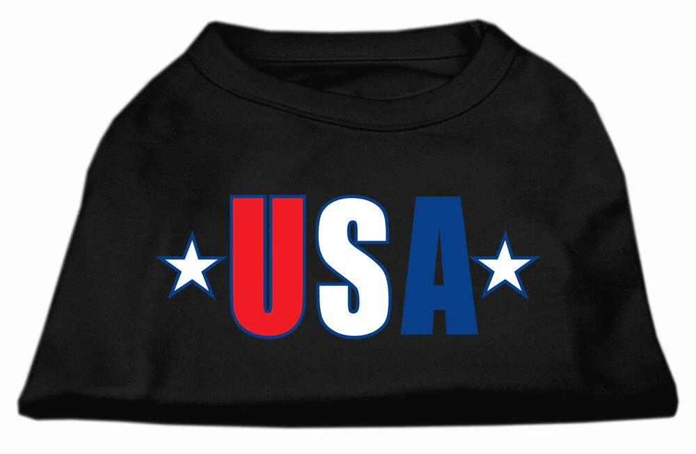 Pet Dog & Cat Shirt Screen Printed, "USA Star" - Image 7