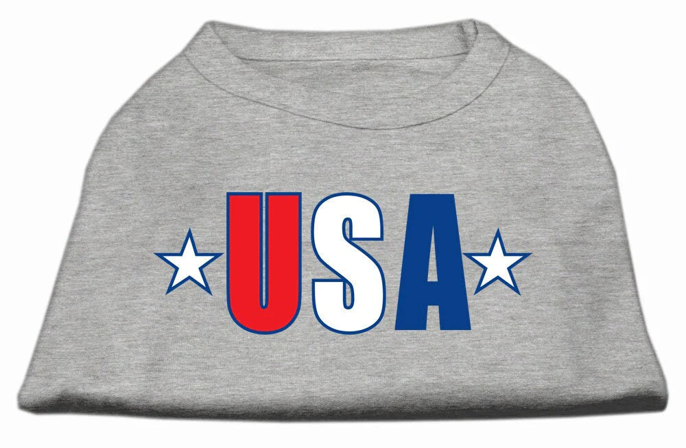 Pet Dog & Cat Shirt Screen Printed, "USA Star" - Image 8