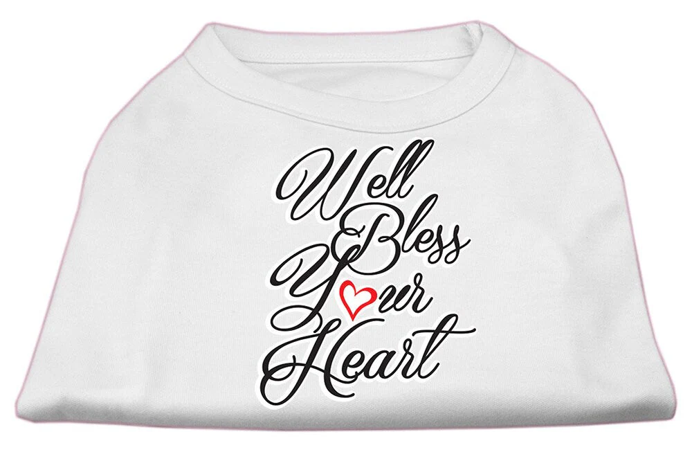 Pet Dog & Cat Shirt Screen Printed, "Well Bless Your Heart" - Image 5