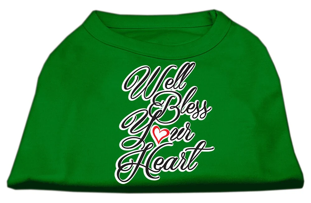 Pet Dog & Cat Shirt Screen Printed, "Well Bless Your Heart" - Image 8