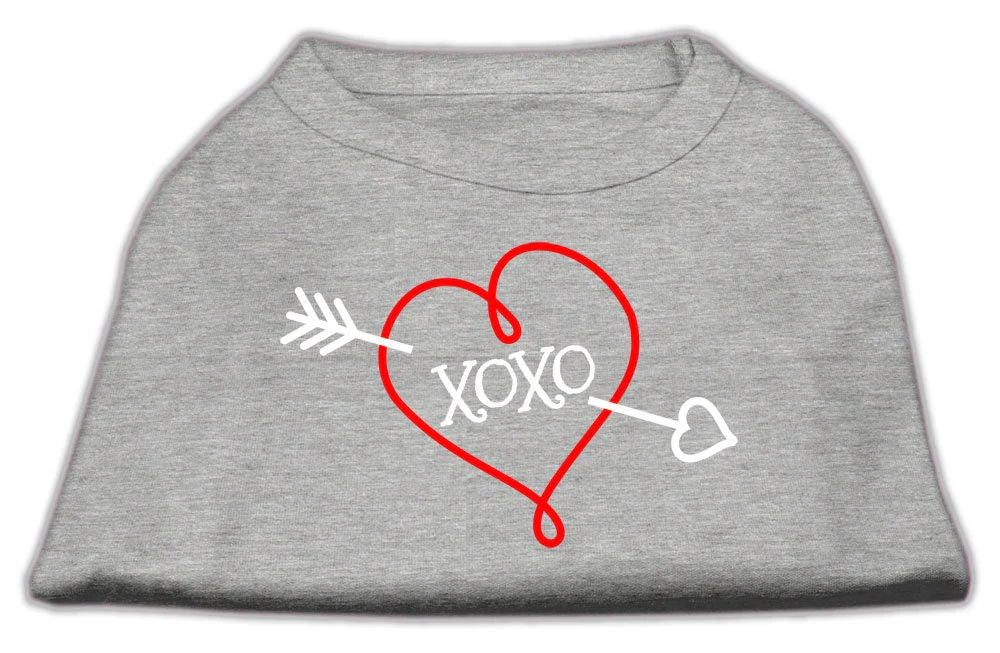 Pet Dog & Cat Shirt Screen Printed, "XOXO" - Image 4
