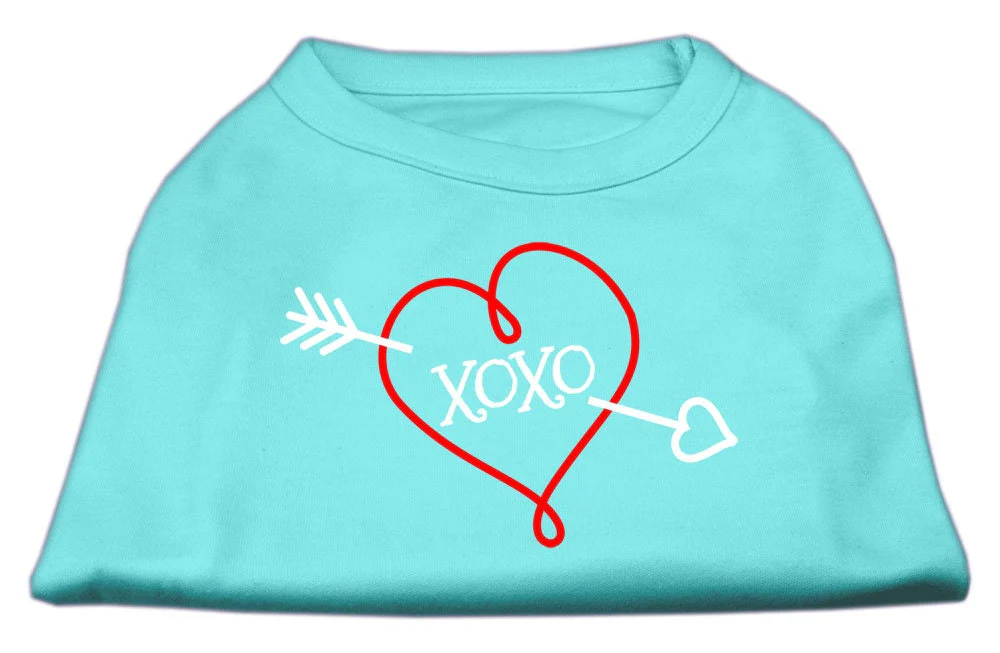 Pet Dog & Cat Shirt Screen Printed, "XOXO" - Image 7