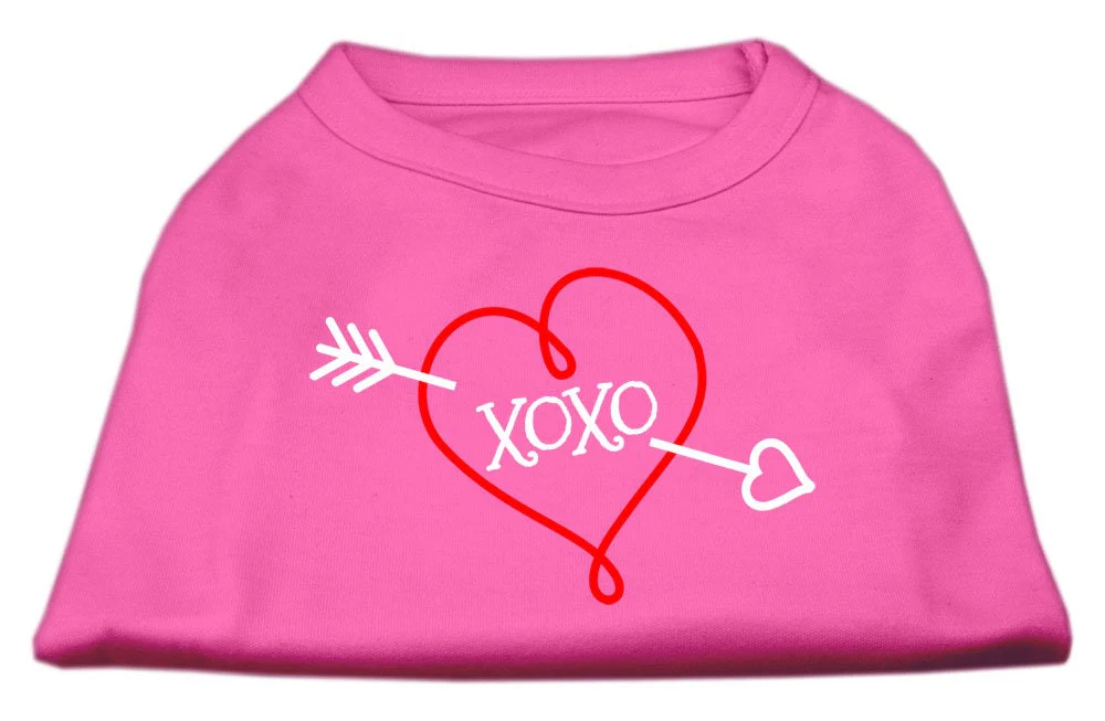 Pet Dog & Cat Shirt Screen Printed, "XOXO" - Image 9