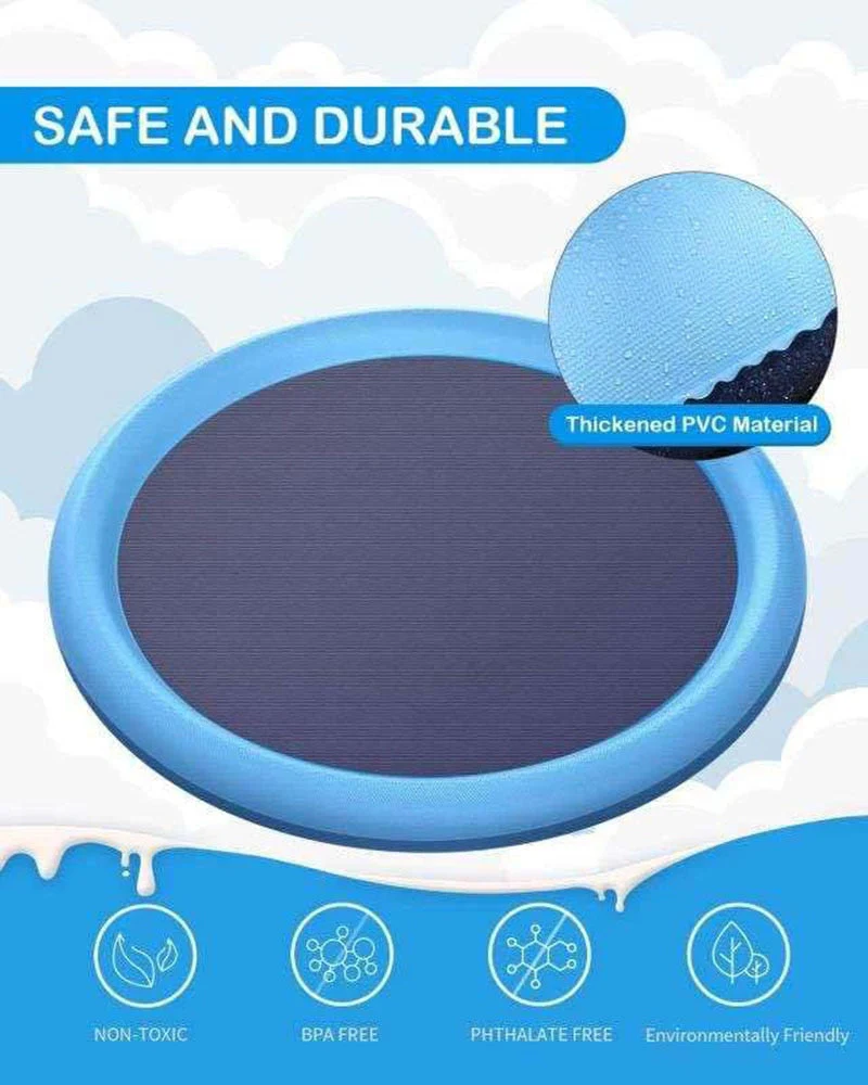 Pet Dog Sprinkler Pad Play Cooling Mat - Image 12