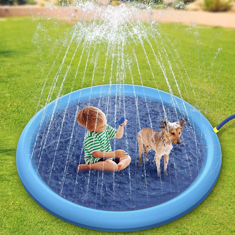 Pet Dog Sprinkler Pad Play Cooling Mat - Image 13