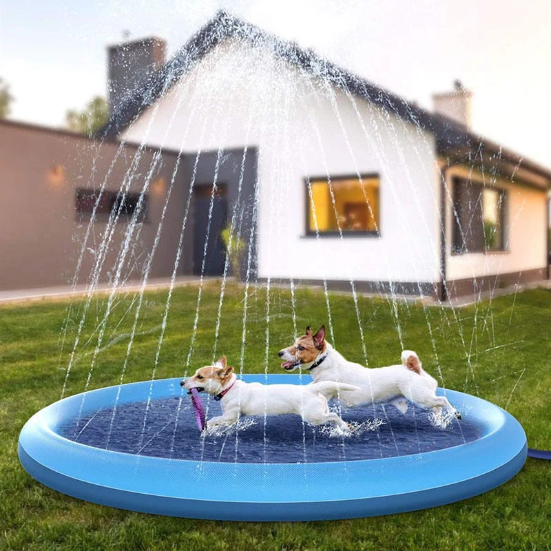 Pet Dog Sprinkler Pad Play Cooling Mat - Image 2