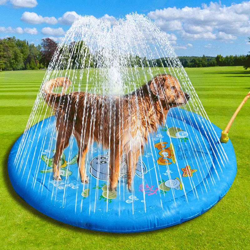 Pet Dog Sprinkler Pad Play Cooling Mat - Image 3