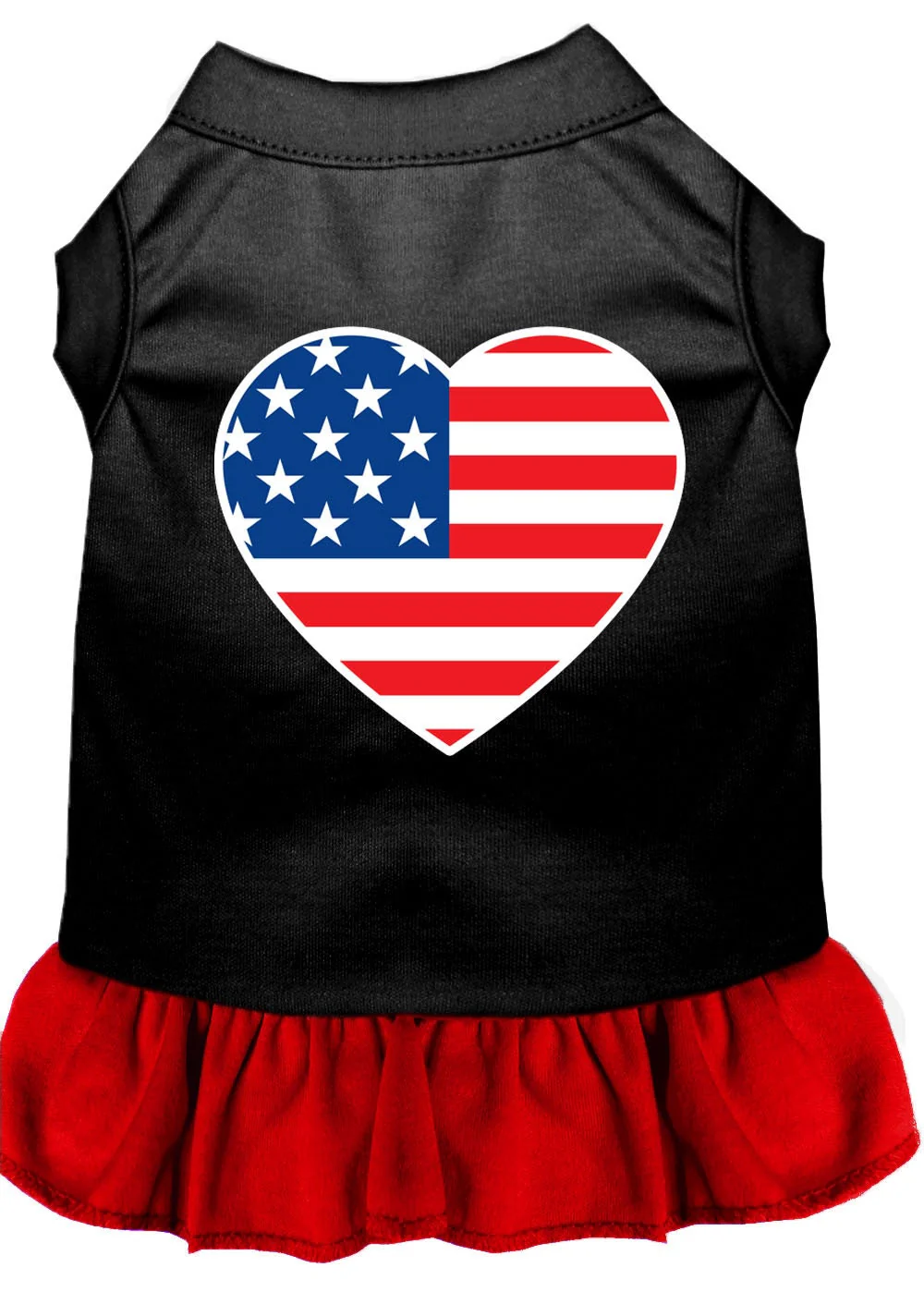 Pet Dress "American Flag Heart" - Image 10