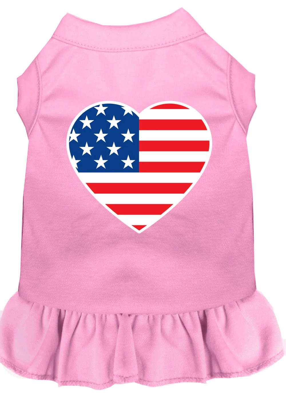 Pet Dress "American Flag Heart" - Image 3
